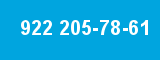 922 205-78-61